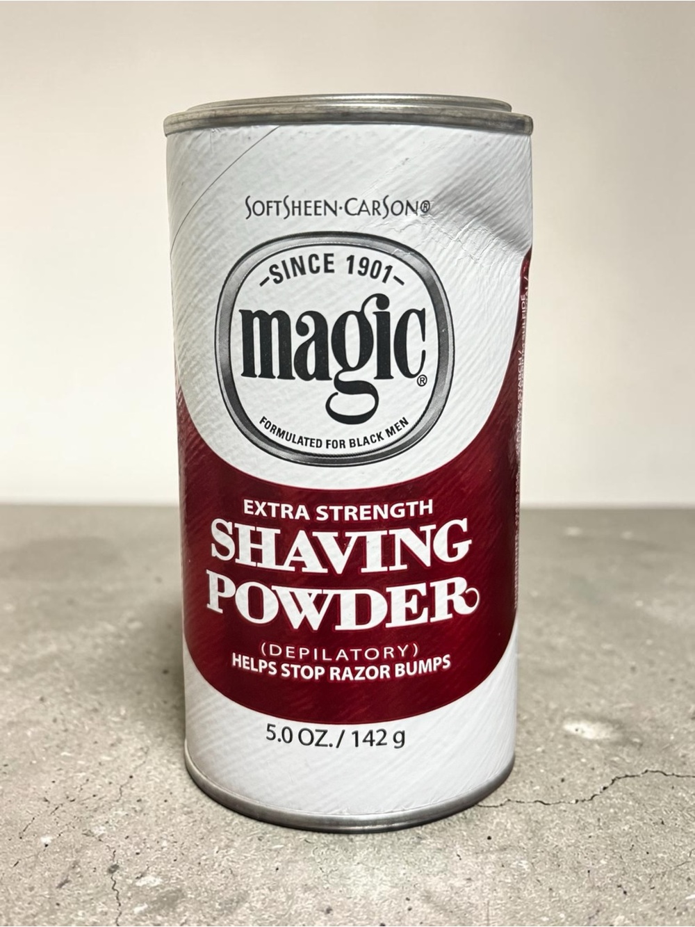 SoftSheen Carson Magic Shaving Powder Extra Strength Shave 5 oz New Dented Can